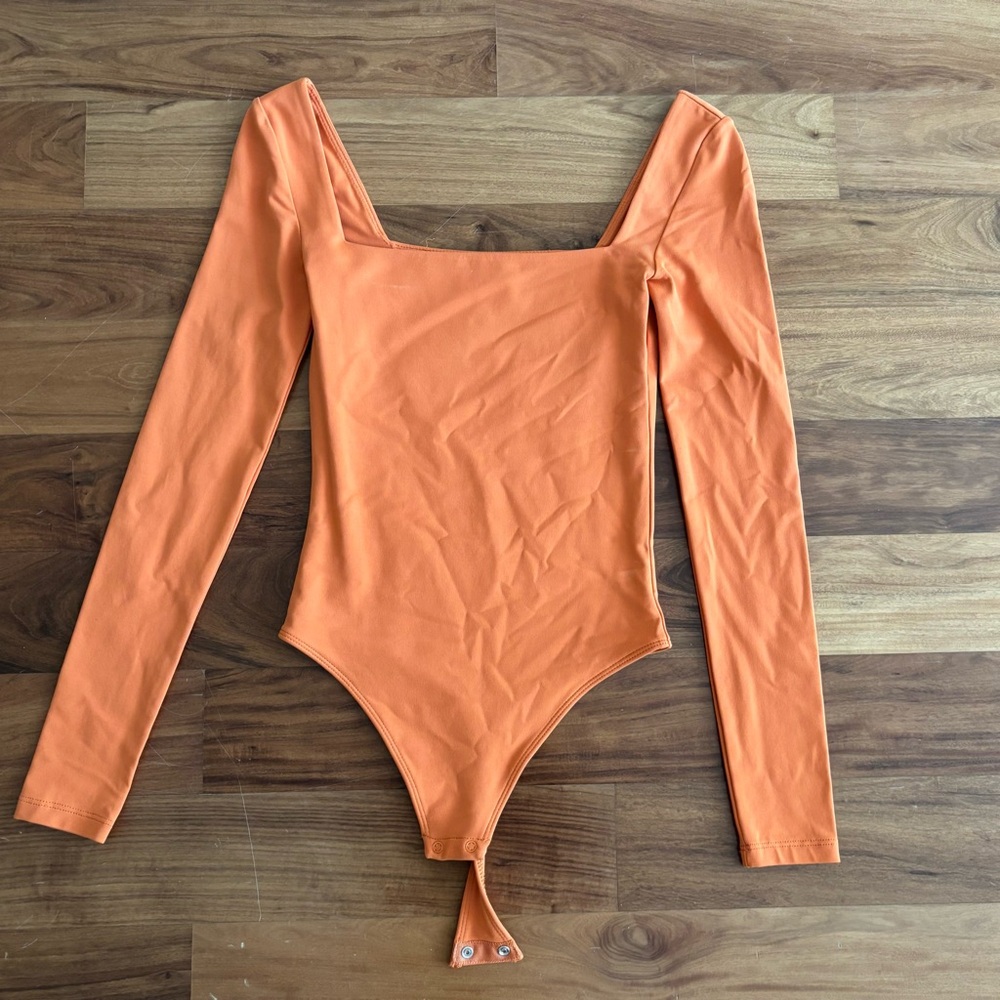Babaton Vibrant Orange Bodysuit